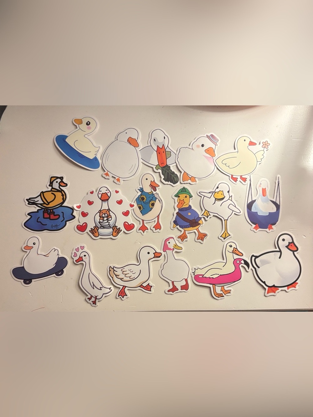 Duck Sticker Bundle - Assorted Duck Designs super cute